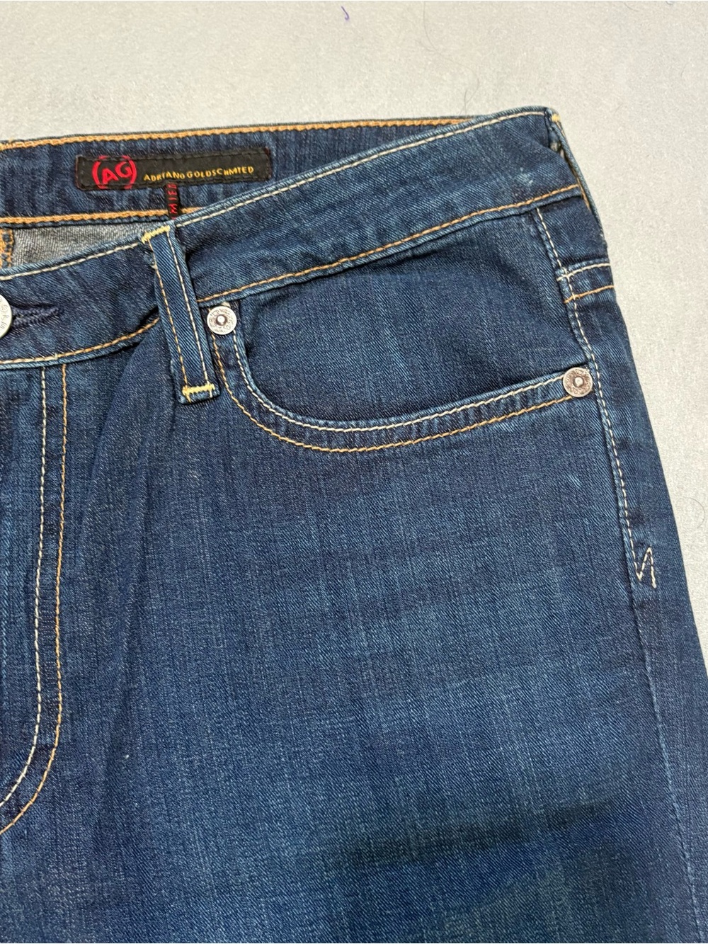 AG Adriano Goldschmied The Elite Y2K Dark Wash Bootcut Jeans 30 Western Rodeo - Picture 8 of 14